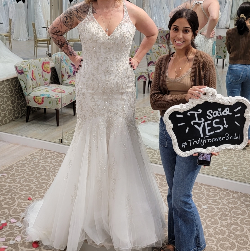 Truly forever bridal dress